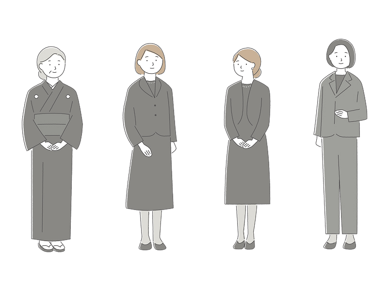 女性の服装